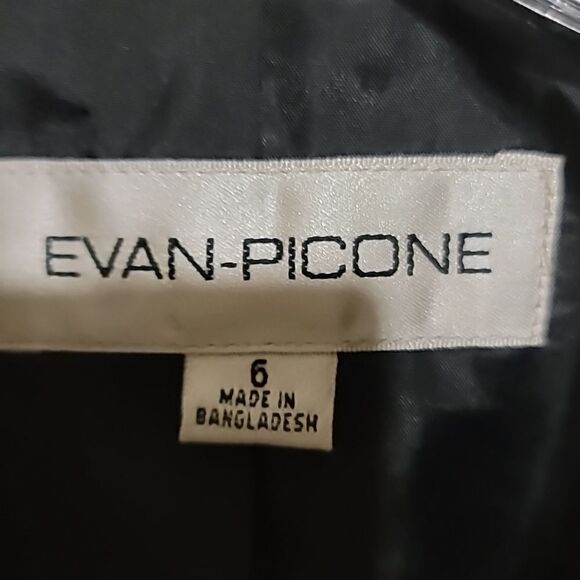 Evan-Picone Black and White  Blazer Jacket Sz 6 - Picture 6 of 7